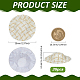 30Pcs Paper with Cloth Doll Hat(AJEW-FG0007-88)-2