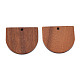 Natural Walnut Wood Pendants(WOOD-N011-010)-2