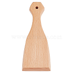 Beech Wooden Wax Pressing Tool, BurlyWood, 127x50x12mm, Hole: 5mm(DIY-WH0671-028)