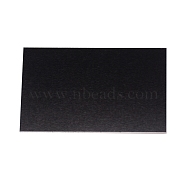Multipurpose Aluminum Engraving Sheets, Black, 5x8x0.08cm(TOOL-WH0134-46A-02)