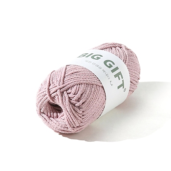 Hollow Cotton Yarn, for Weaving, Knitting & Crochet, Thistle, 2mm