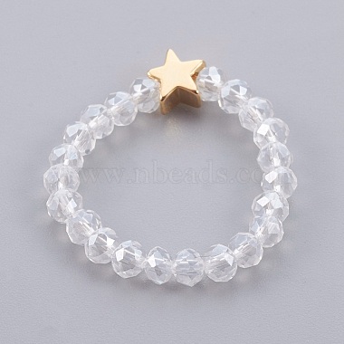 Electroplate Glass Beads Stretch Finger Rings(RJEW-JR00238-M)-4