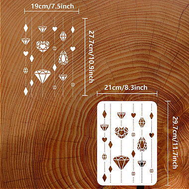 Plastic Drawing Painting Stencils Templates(DIY-WH0396-174)-2