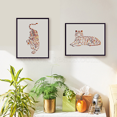 Ensemble de pochoirs de peinture et de dessin ajourés pour animaux de compagnie(DIY-WH0172-703)-6