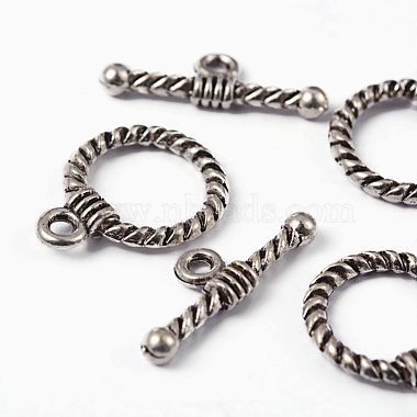 Tibetan Style Alloy Toggle Clasps(X-EA9138Y-NF)-3