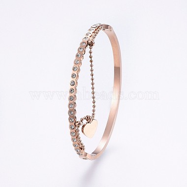 304 Stainless Steel Bangles(BJEW-P223-09)-2