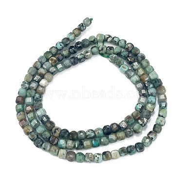 Natural African Turquoise(Jasper) Beads Strands(G-A02-03)-5