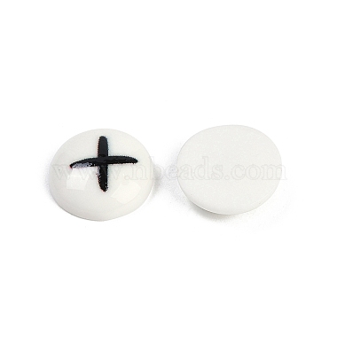 Flat Round Cartoon Resin Cabochons(CRES-Q009-01I)-3