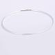 Silver Color Plated Buddhist Bangles Wholesale Price(BJEW-BB12394)-3