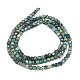 Natural African Turquoise(Jasper) Beads Strands(G-A02-03)-5