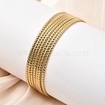 7Pcs 201 Stainless Steel Bangles for Women, Golden, 0.23cm, Inner Diameter: 2-5/8 inch(6.8cm)(BJEW-Z151-04G-02)