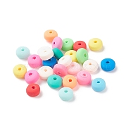 Handmade Polymer Clay Beads, for DIY Jewelry Crafts Supplies, Flat Round, Heishi Beads, Mixed Color, 7x3.5mm, Hole: 1.4mm, about 1467pcs/200g(CLAY-XCP0001-20)