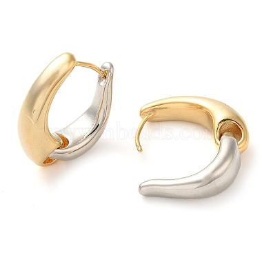 Rack Plating Brass Hoop Earring(EJEW-C079-14)-2