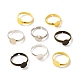 Mixed Adjustable Brass Pad Ring Findings(EC541-M-RS)-1