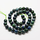 Natural Chrysocolla and Lapis Lazuli Beads Strands(G-P281-03-6mm)-2