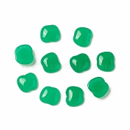 Natural Malaysia Jade Cabochons, Dyed, Apple, 10.5~11x12x4mm(G-G994-C01)