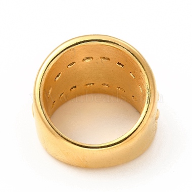 Chapado en iones (ip) 304 anillos de dedo de acero inoxidable para hombres y mujeres(RJEW-C049-31A-G)-3