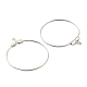 Iron Ring Hoop Earring Pendant(IFIN-E025-02P)-3