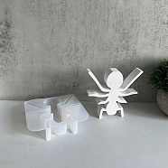 Insect
 Candle Holder Silhouette Silicone Molds, For Candle Making, Ant, 10.8x11x2.7cm(SIL-R148-02A)