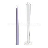 Transparent Plastic Candle Molds, for Candle Making Tools, White, 26x5cm(CAND-PW0008-01)