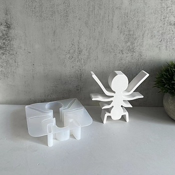 Insect
 Candle Holder Silhouette Silicone Molds, For Candle Making, Ant, 10.8x11x2.7cm