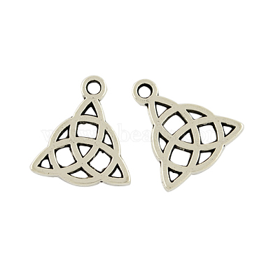 Antique Silver Triangle Alloy Charms