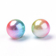 Perles acrylique imitation arc-en-ciel(OACR-R065-12mm-A07)-2