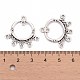 Antique Silver Tibetan Style Ring Chandelier Component Links for Dangle Earring Making(X-EA9736Y-NF)-4