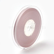Rayon and Cotton Ribbon, Twill Tape Ribbon, Herringbone Ribbon, Rosy Brown, 1/4 inch(6mm), about 50yards/roll(45.72m/roll)(SRIB-F007-164-6mm)