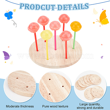 Round Natural Wood Lollipop Display Stands(ODIS-WH0030-54B)-4