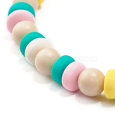 Coconut Beads Stretch Bracelets Set(BJEW-JB07006)-6