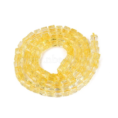 knisternde transparente Glasperlenstr&auml;nge(GLAA-N062-4mm-08)-3