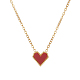 ожерелья с подвесками в форме сердца из нержавеющей стали(YH3066)-1