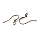 Antique Bronze Brass Earring Hooks Ear Wire Hooks(X-KK-Q365-AB-NF)-2