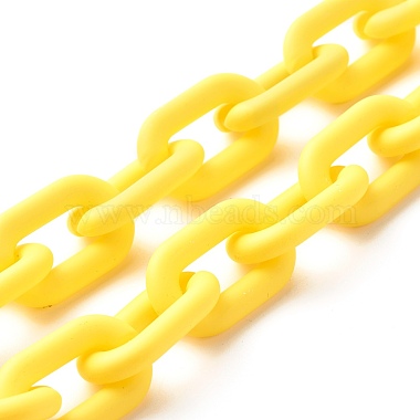 Opaque Acrylic Chain Necklaces(NJEW-JN03728)-5