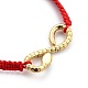 Bracelets de perles de nylon tressés réglables(BJEW-JB05449-02)-3