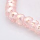 AB Color Plated Faceted Rondelle Electroplate Glass Beads Strands(GLAA-A024D-AB05)-1