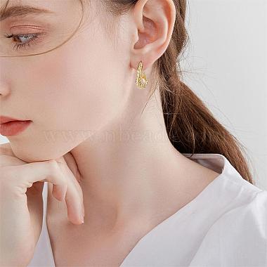 Natural Pearl Teardrop Stud Earrings(JE1078A)-7