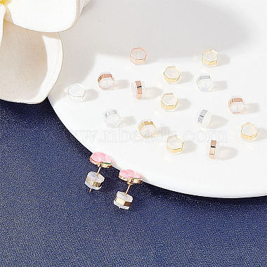 30Pcs 3 Colors Silicone Ear Nuts(SIL-AR0001-07)-4