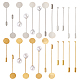 60 Sets 12 Style Brass Stick Lapel Pins(KK-TA0001-25)-1