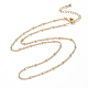 Long-Lasting Plated Brass Cable Chain Necklaces(NJEW-K112-09G-NF)-2