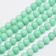 Chapelets de perles en jade de malaisie naturelle(G-A146-6mm-B06)-1