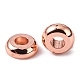 Brass Flat Round Spacer Beads(X-KK-M085-13RG-NR)-1