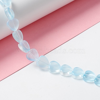 Transparent Glass Beads Strand(GLAA-F112-03E)-2