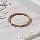 Coconut Beaded Stretch Bracelet for Men Women(BJEW-JB09289)-2