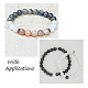 Perles rondes en labradorite naturelle fashewelry(G-FW0001-02)-6