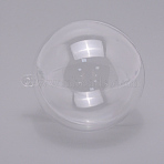 Openable Transparent Plastic Ball Pendant Decoration, Clear, 77x70.5mm, Hole: 3.2mm, Inner Size: 62.5mm(DIY-WH0181-56A)