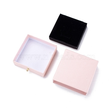 Quadratische Papierschubladen-Schmuckset-Box(CON-C011-03A-05)-3