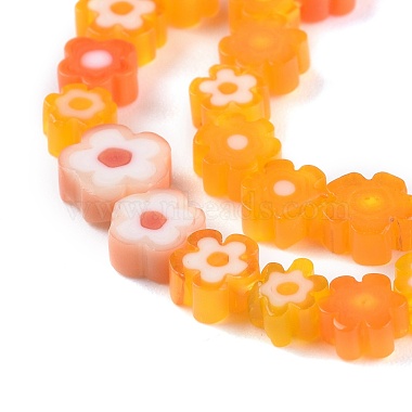 Handgemachte Millefiori-Glasperlen Str&auml;nge(X-LAMP-J035-6mm-08)-2