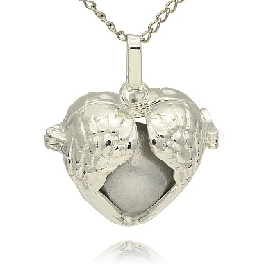 Silver Silver Heart Brass Pendants